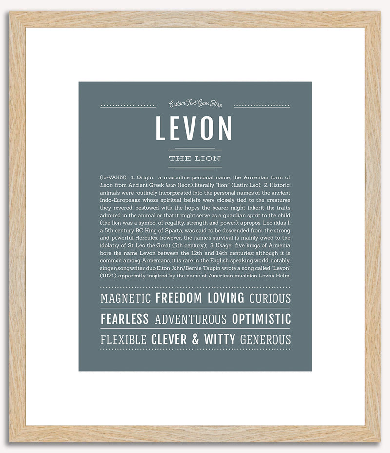 Levon | Name Art Print