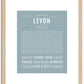 Levon | Name Art Print