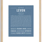 Levon | Name Art Print