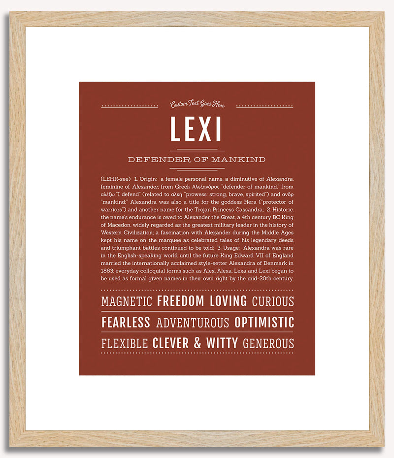 Lexi | Name Art Print