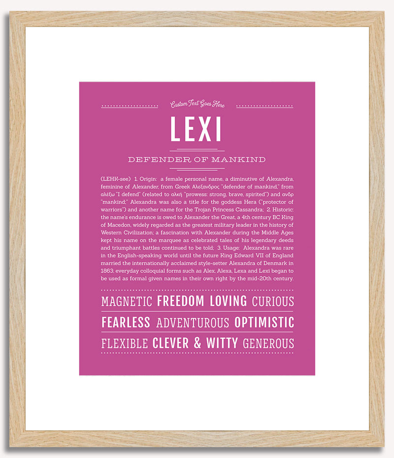 Lexi | Name Art Print