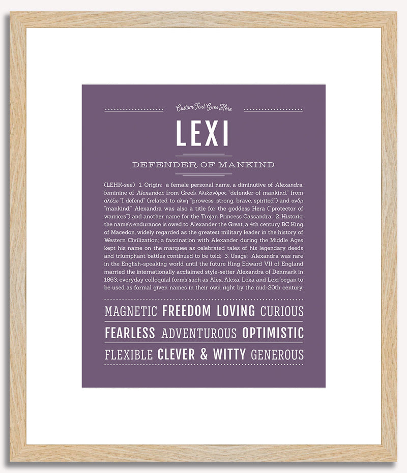 Lexi | Name Art Print