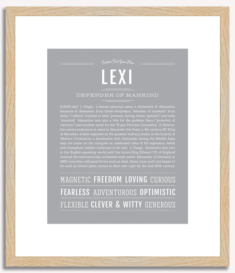 Lexi | Name Art Print