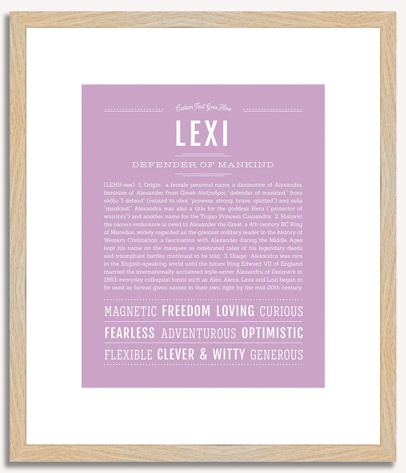 Lexi | Name Art Print