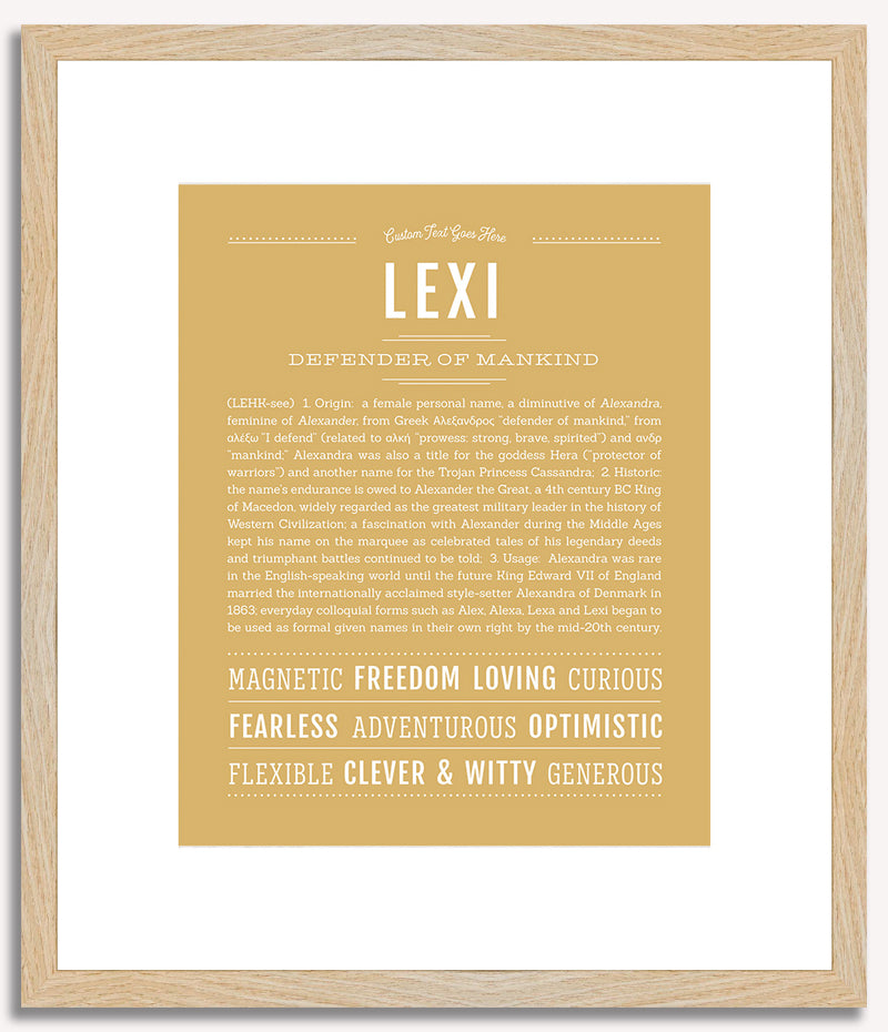 Lexi | Name Art Print