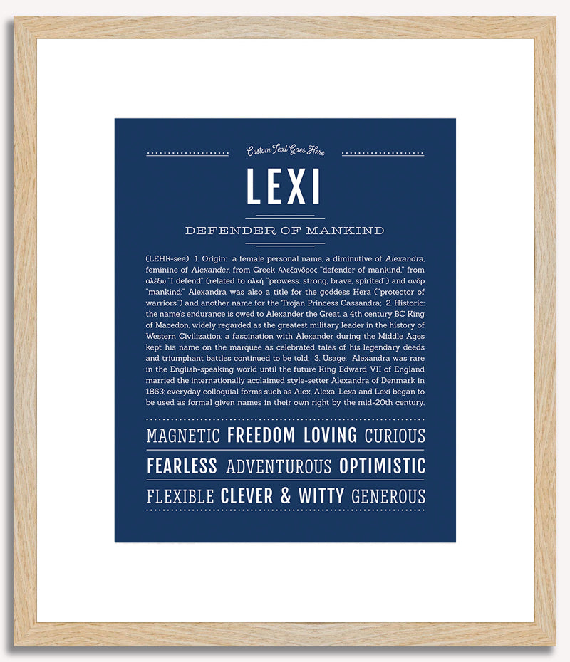 Lexi | Name Art Print