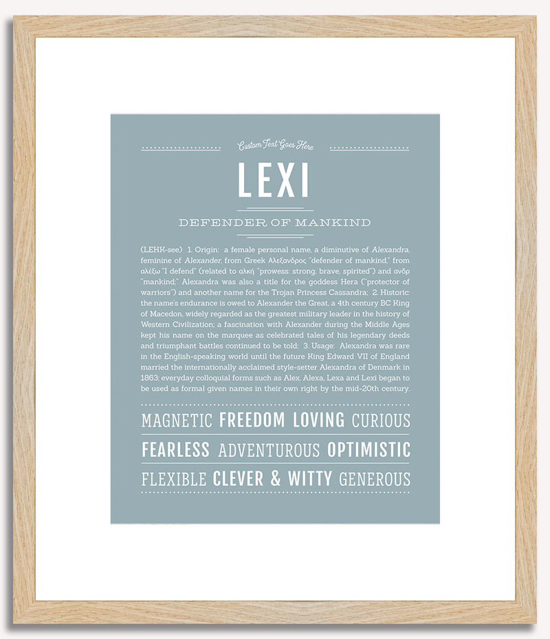 Lexi | Name Art Print