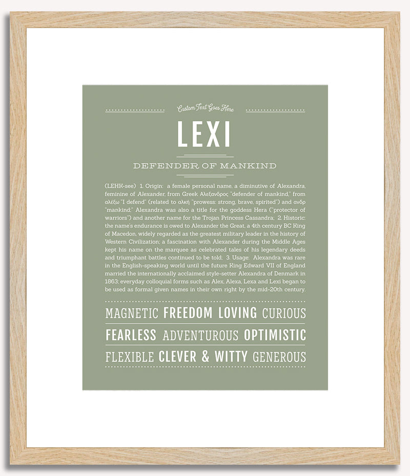 Lexi | Name Art Print