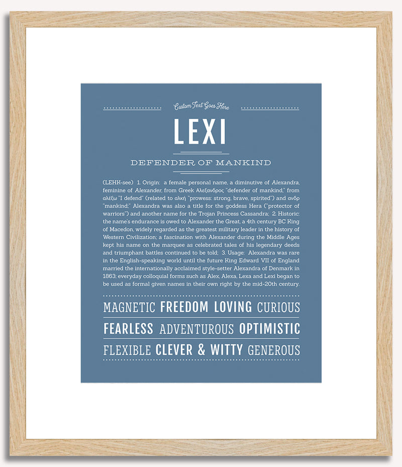 Lexi | Name Art Print