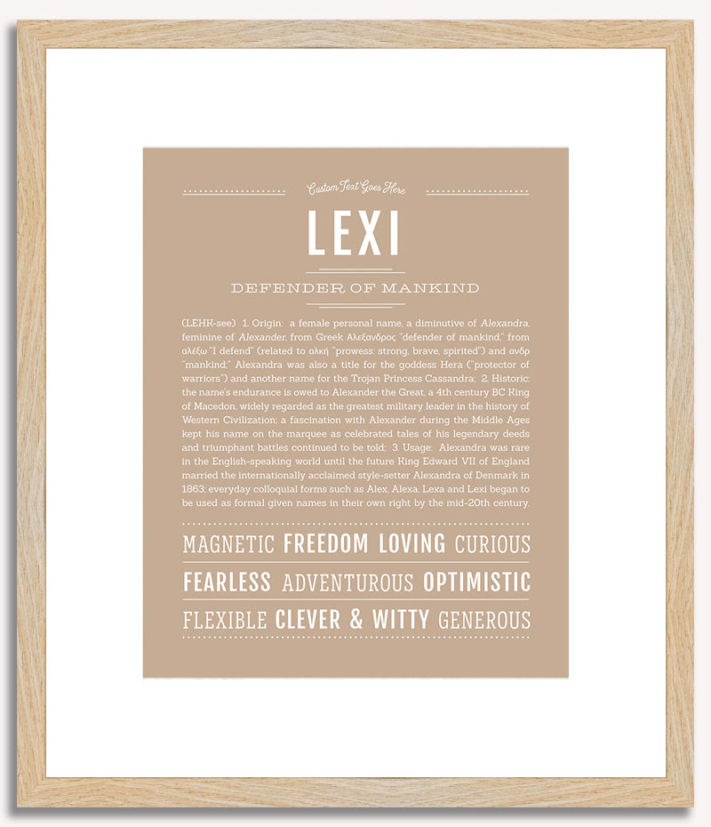 Lexi | Name Art Print