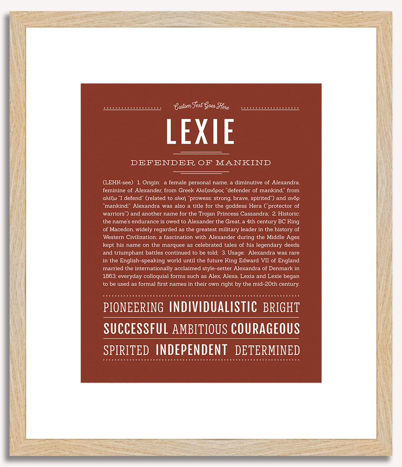 Lexie | Name Art Print