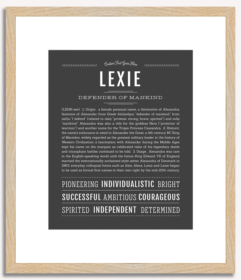 Lexie | Name Art Print