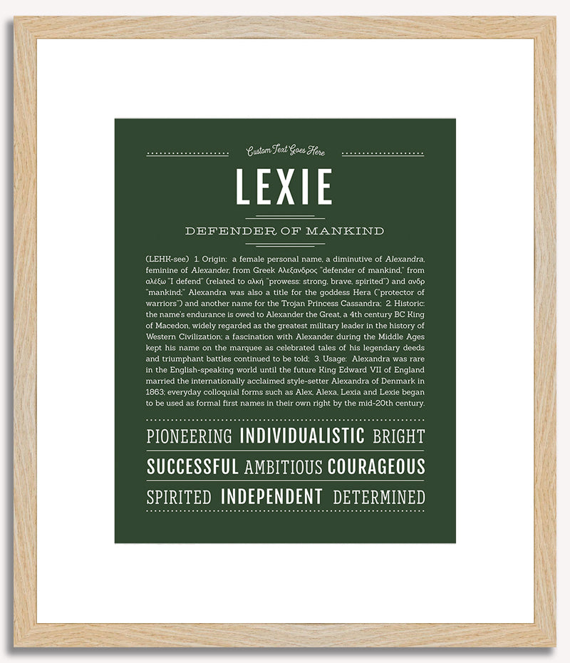 Lexie | Name Art Print