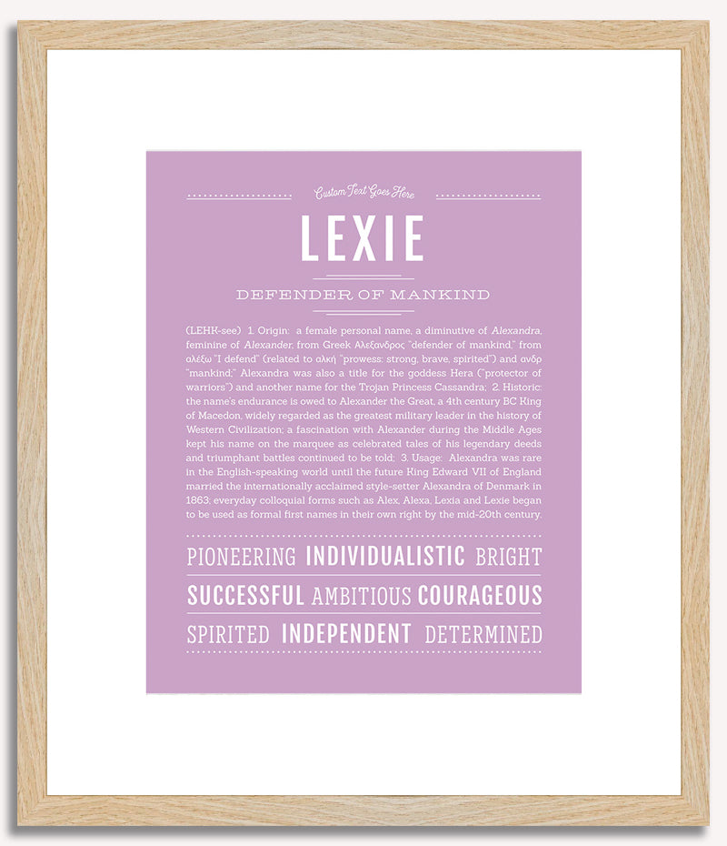 Lexie | Name Art Print