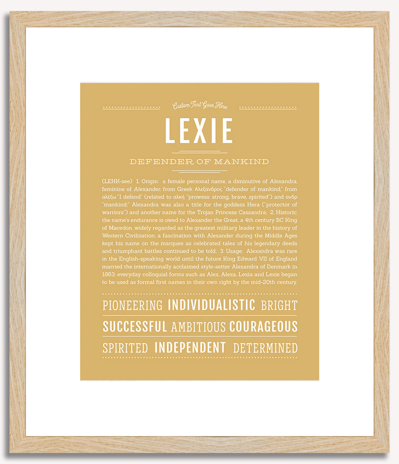 Lexie | Name Art Print