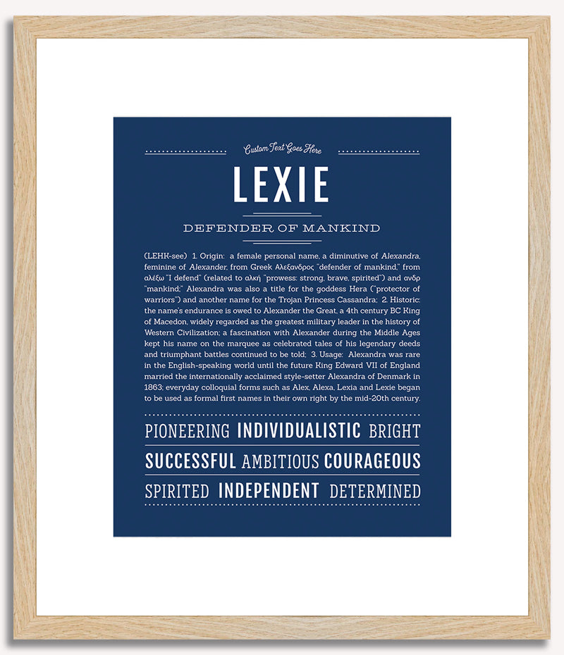 Lexie | Name Art Print