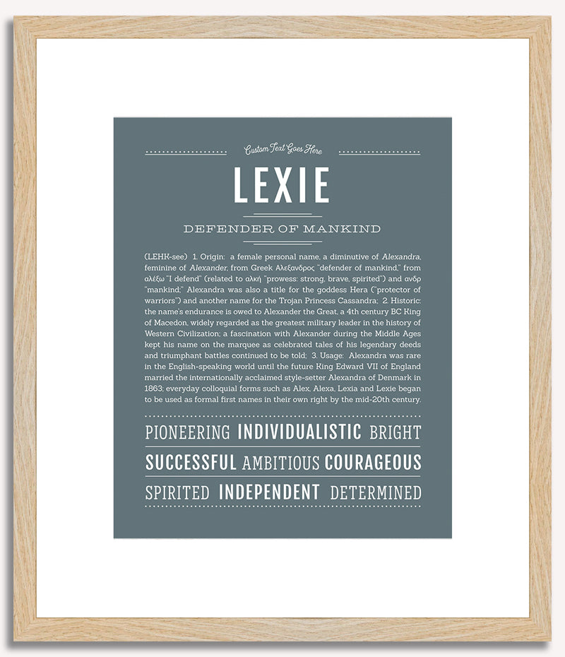 Lexie | Name Art Print