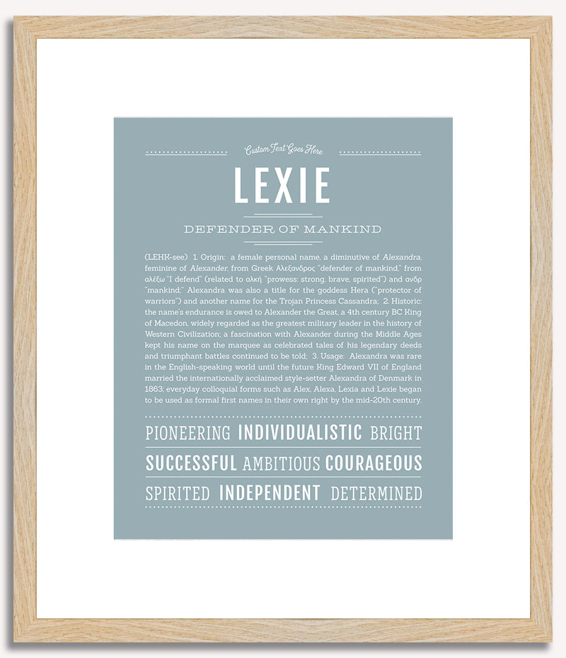 Lexie | Name Art Print