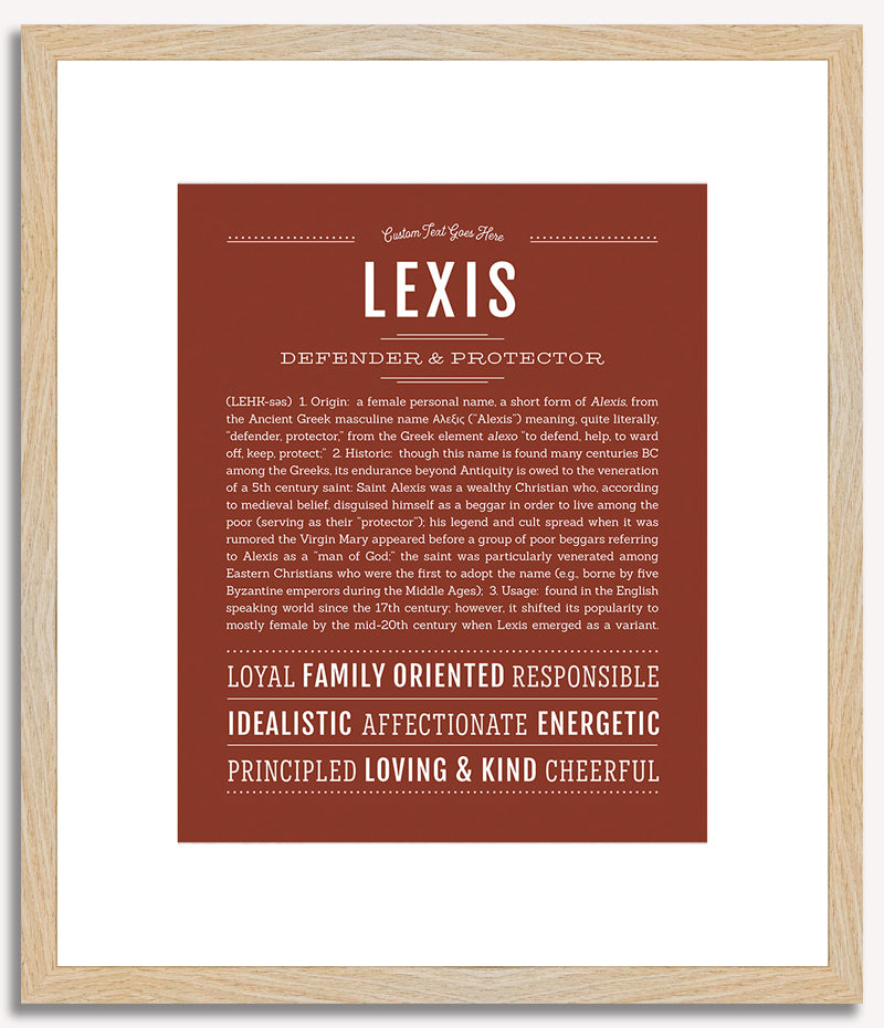 Lexis | Name Art Print