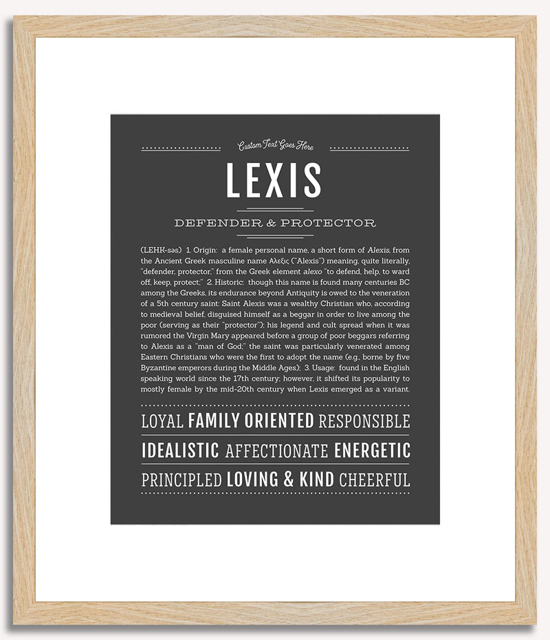 Lexis | Name Art Print