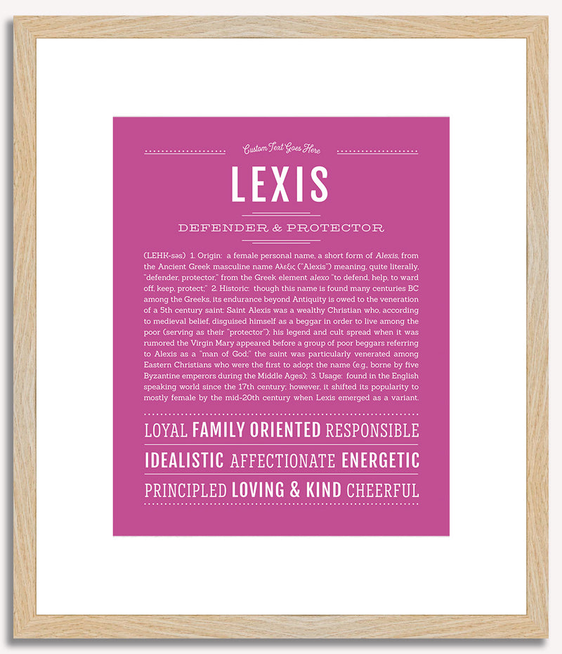 Lexis | Name Art Print