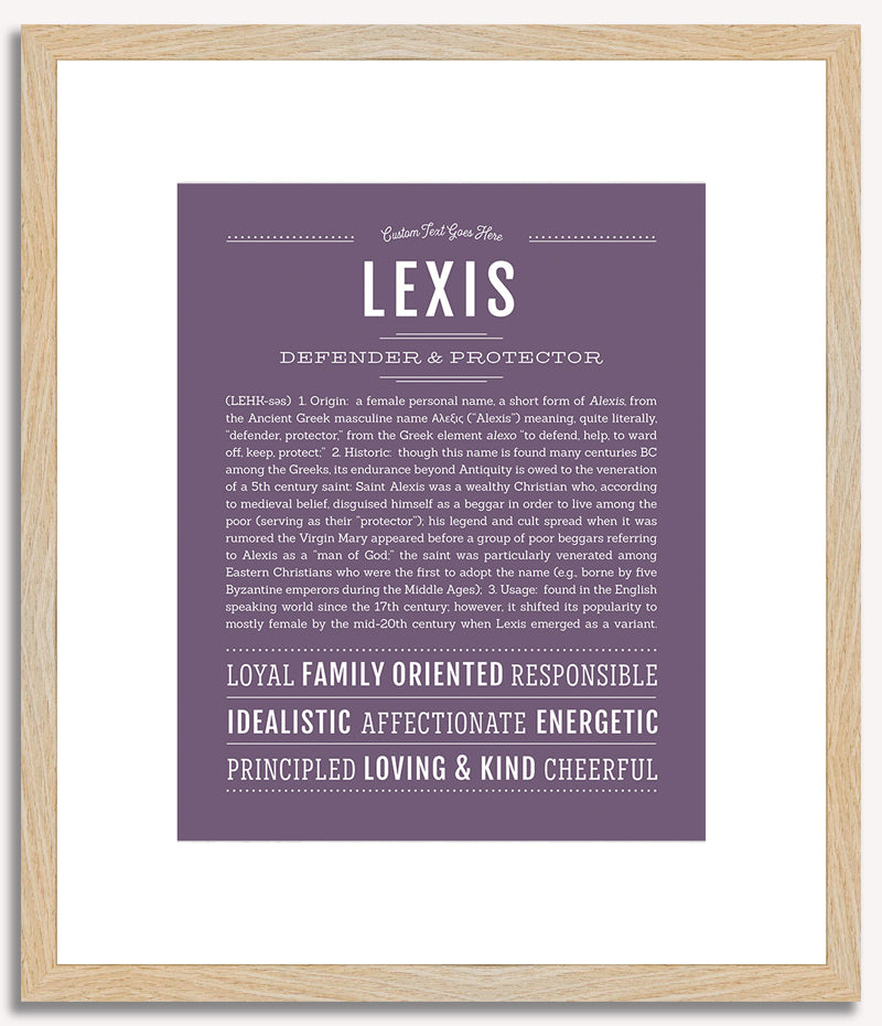 Lexis | Name Art Print