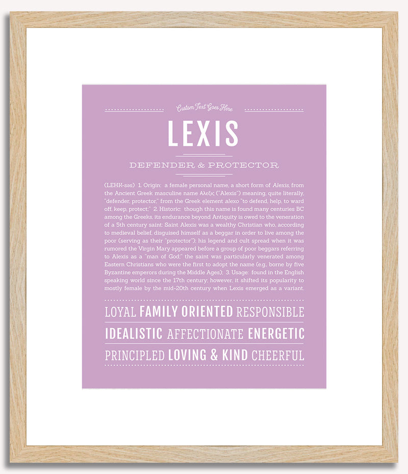 Lexis | Name Art Print