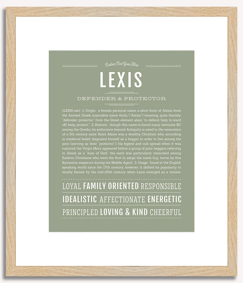 Lexis | Name Art Print