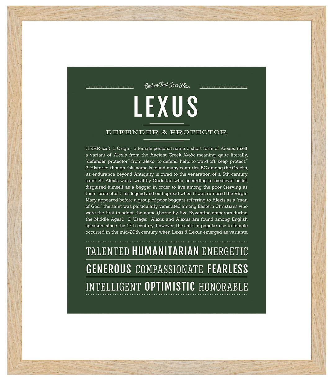 Lexus | Name Art Print