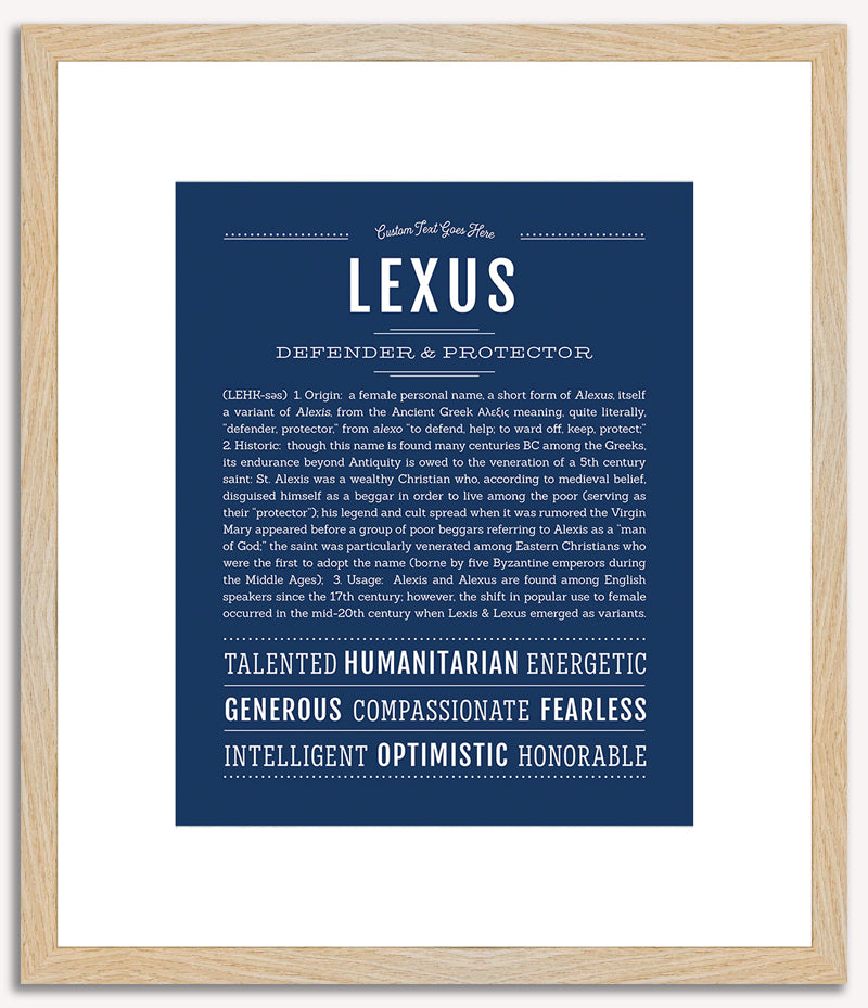 Lexus | Name Art Print