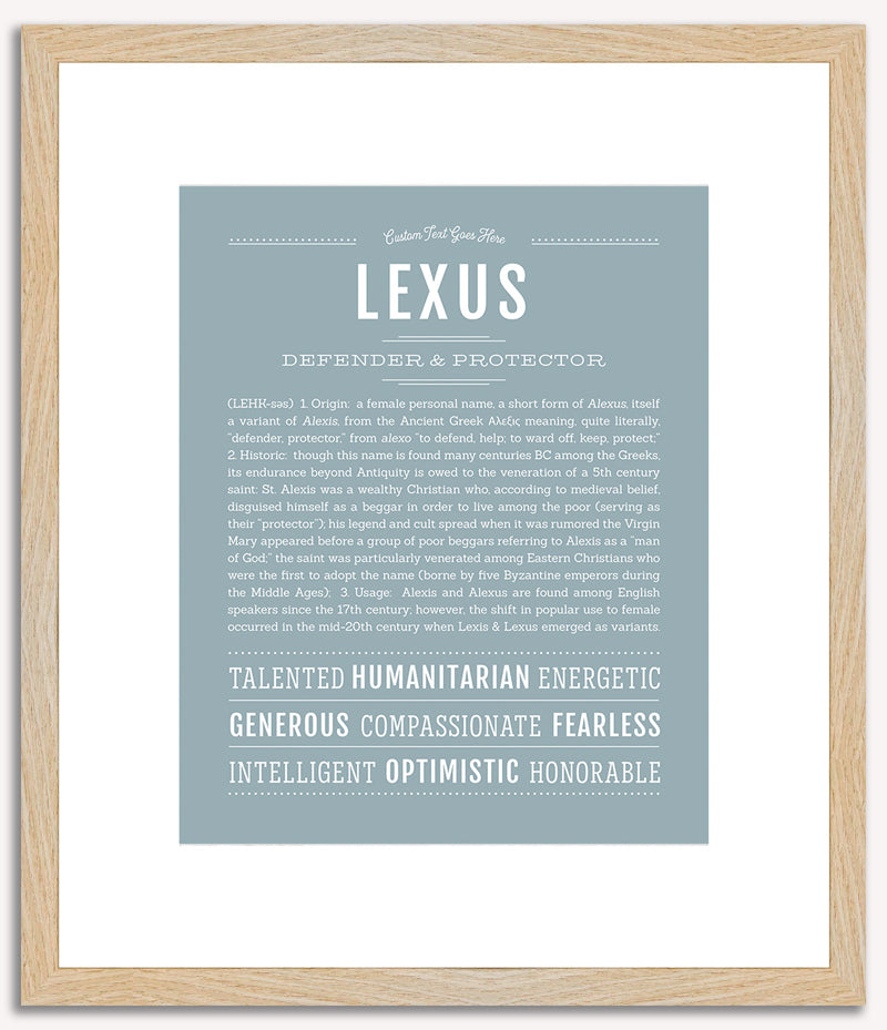 Lexus | Name Art Print