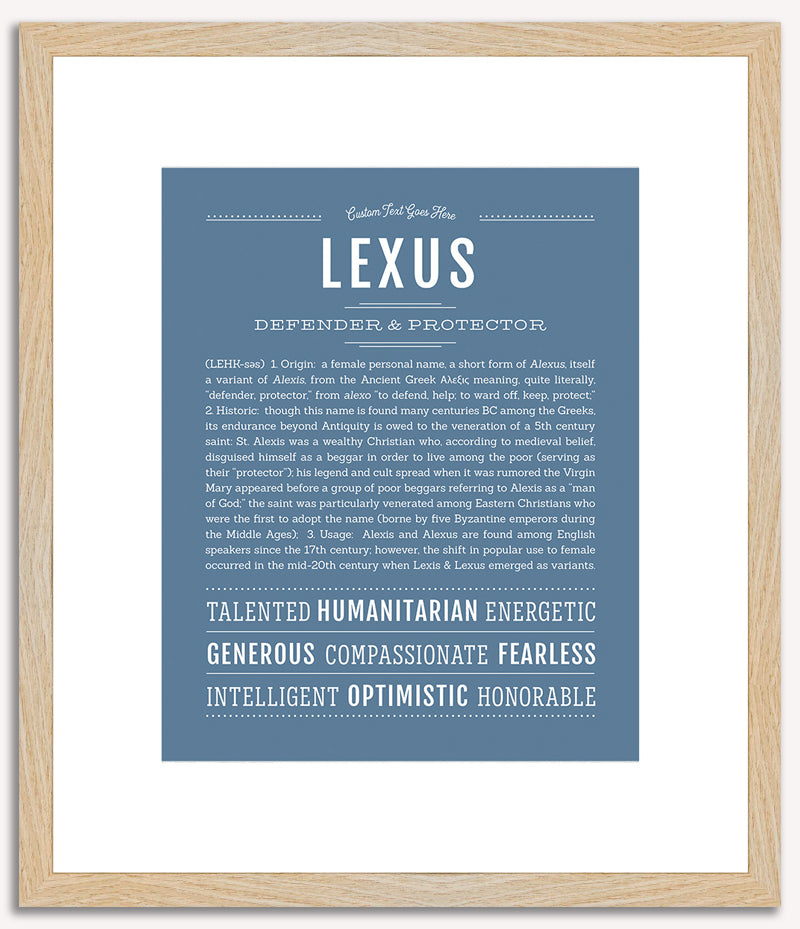 Lexus | Name Art Print