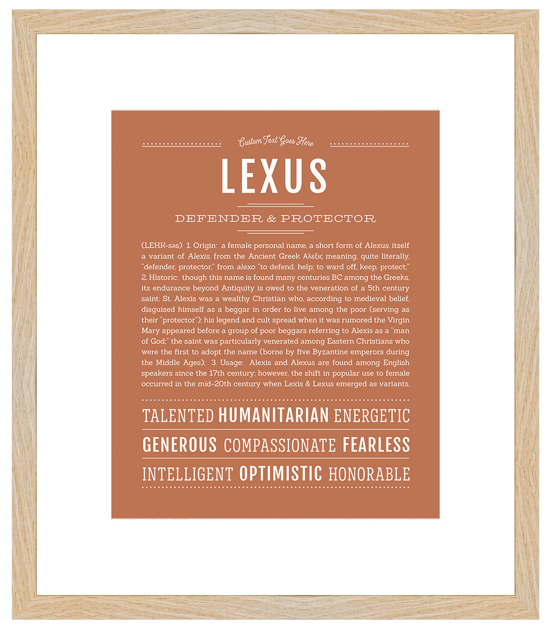 Lexus | Name Art Print