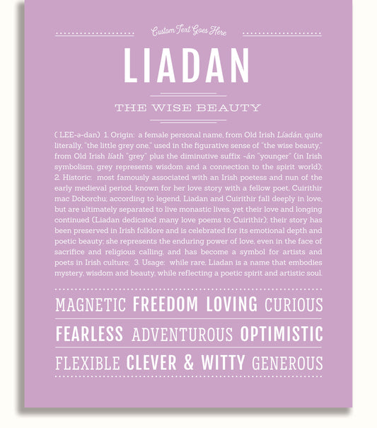 Frame Options | Lilac | No Frame