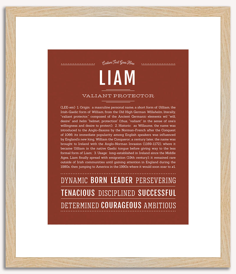 Liam | Name Art Print