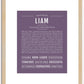 Liam | Name Art Print