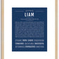 Liam | Name Art Print