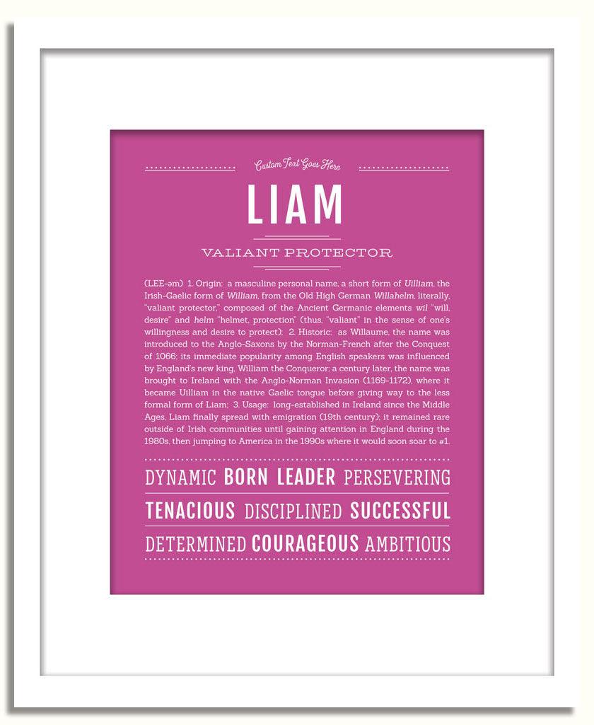 Frame Options | Dark Pink | White Frame, Matted