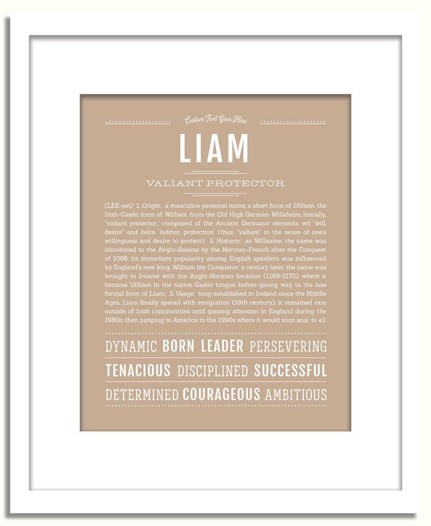 Frame Options | Tan | White Frame, Matted