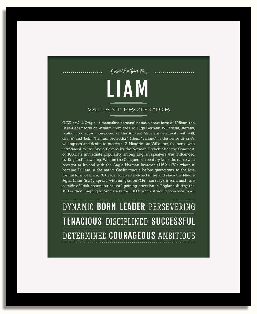 Frame Options | Deep Forest | Black Frame, Matted