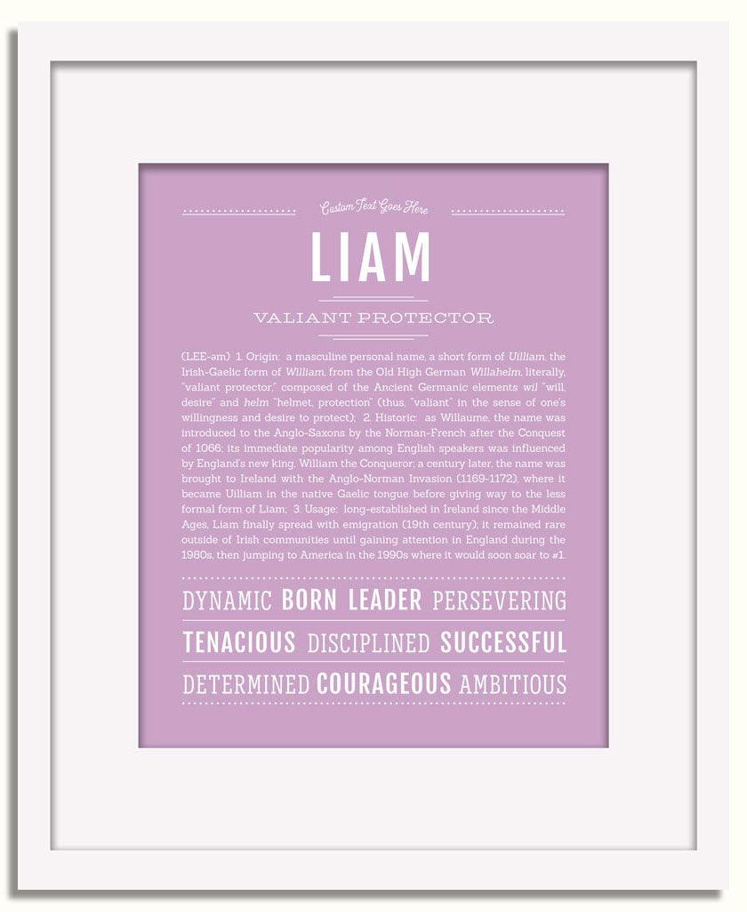 Frame Options | Lilac | White Frame, Matted