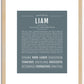 Liam | Name Art Print