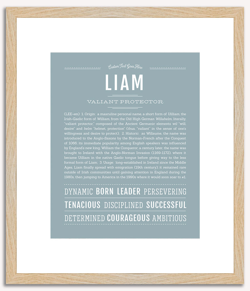 Liam | Name Art Print