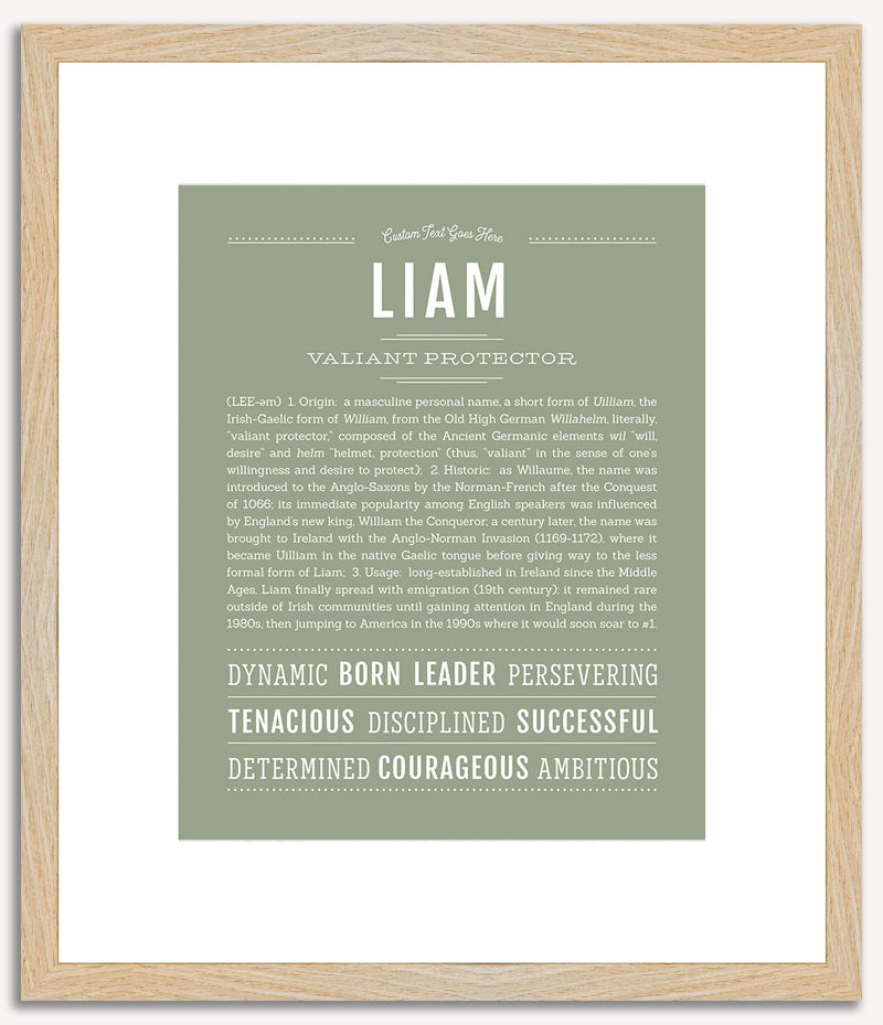 Liam | Name Art Print