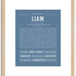 Liam | Name Art Print