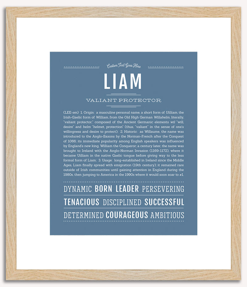 Liam | Name Art Print