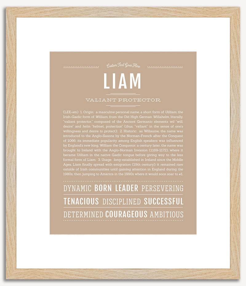 Liam | Name Art Print