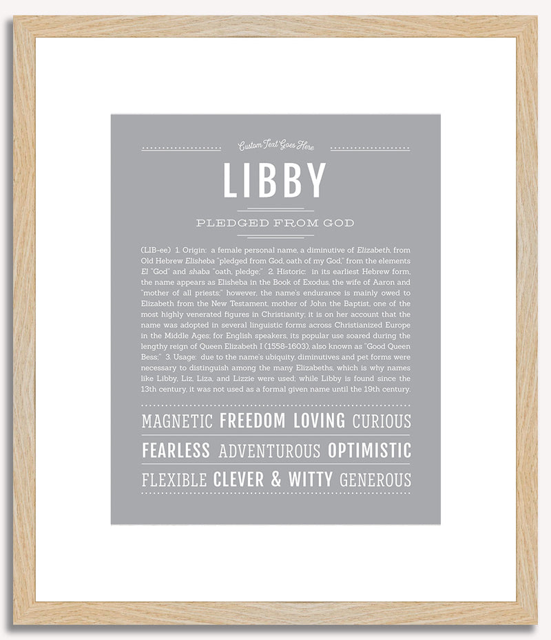 Libby | Name Art Print