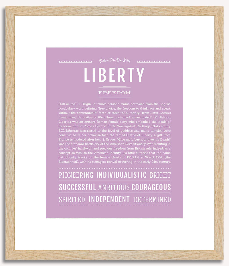 Liberty | Name Art Print