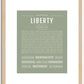 Liberty | Name Art Print